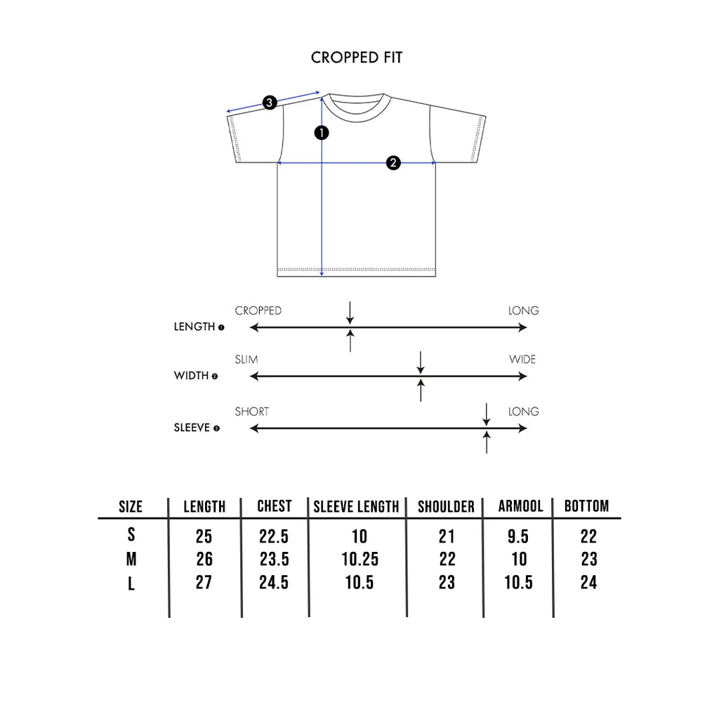 Stonewash Crop Fit Tee – Premium Streetwear Essential
