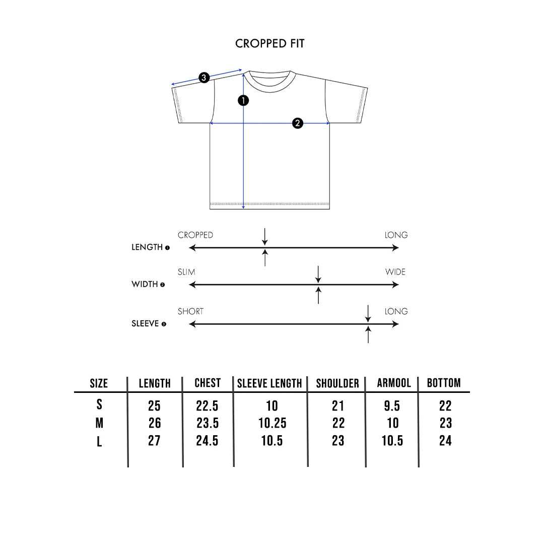 Stonewash Crop Fit Tee – Premium Streetwear Essential