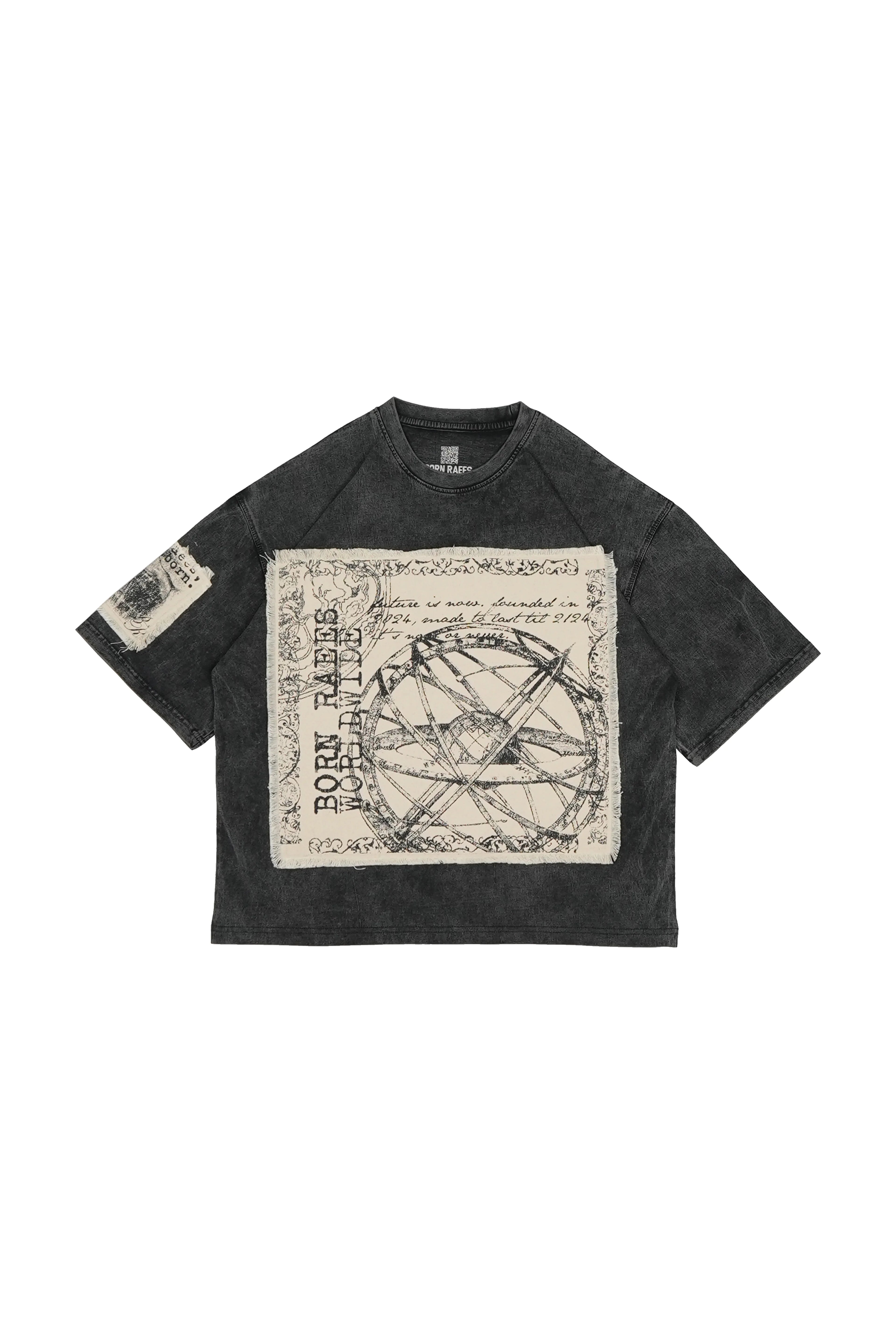 Stonewash Crop Fit Tee – Premium Streetwear Essential