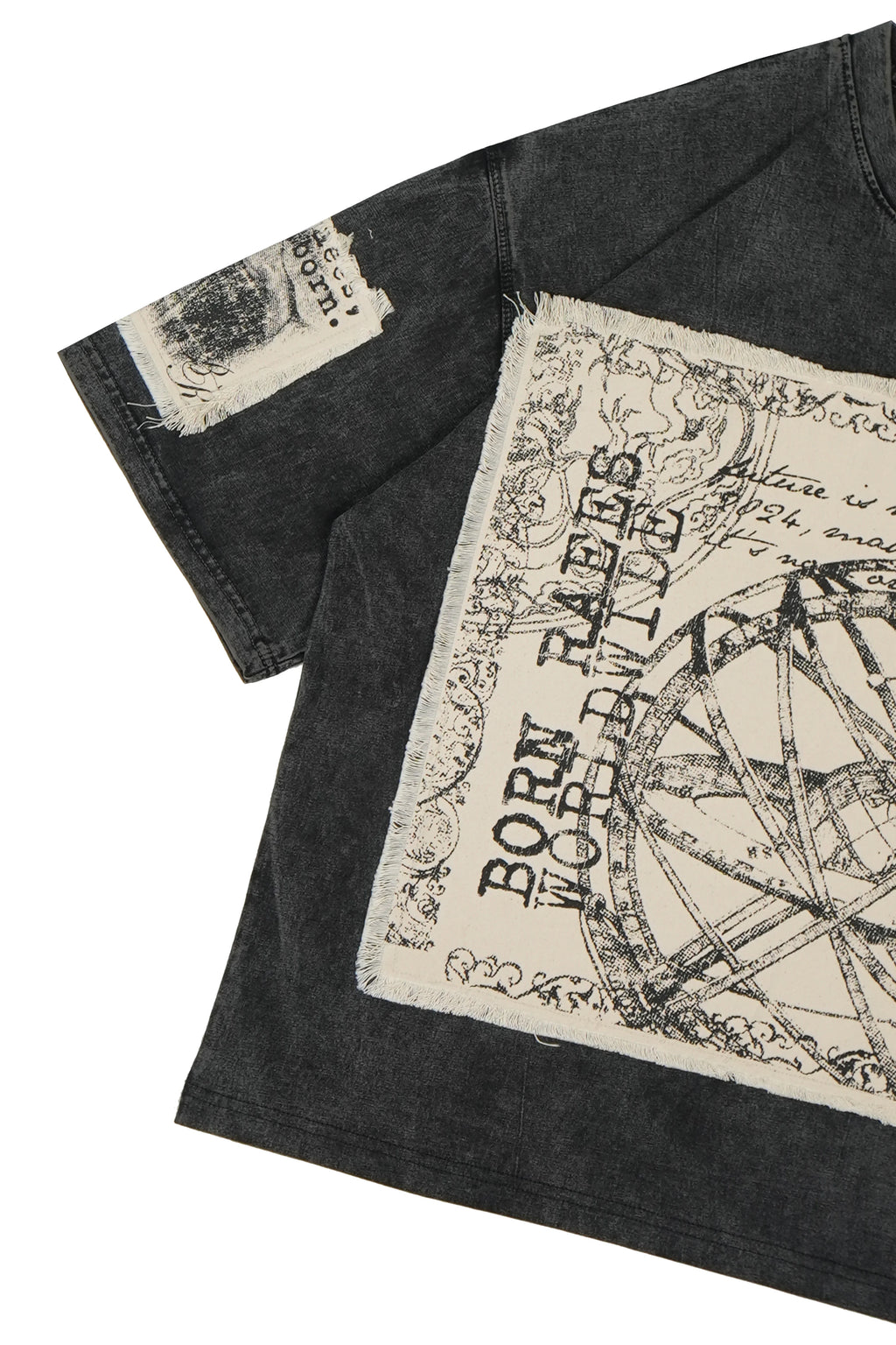 Stonewash Crop Fit Tee – Premium Streetwear Essential