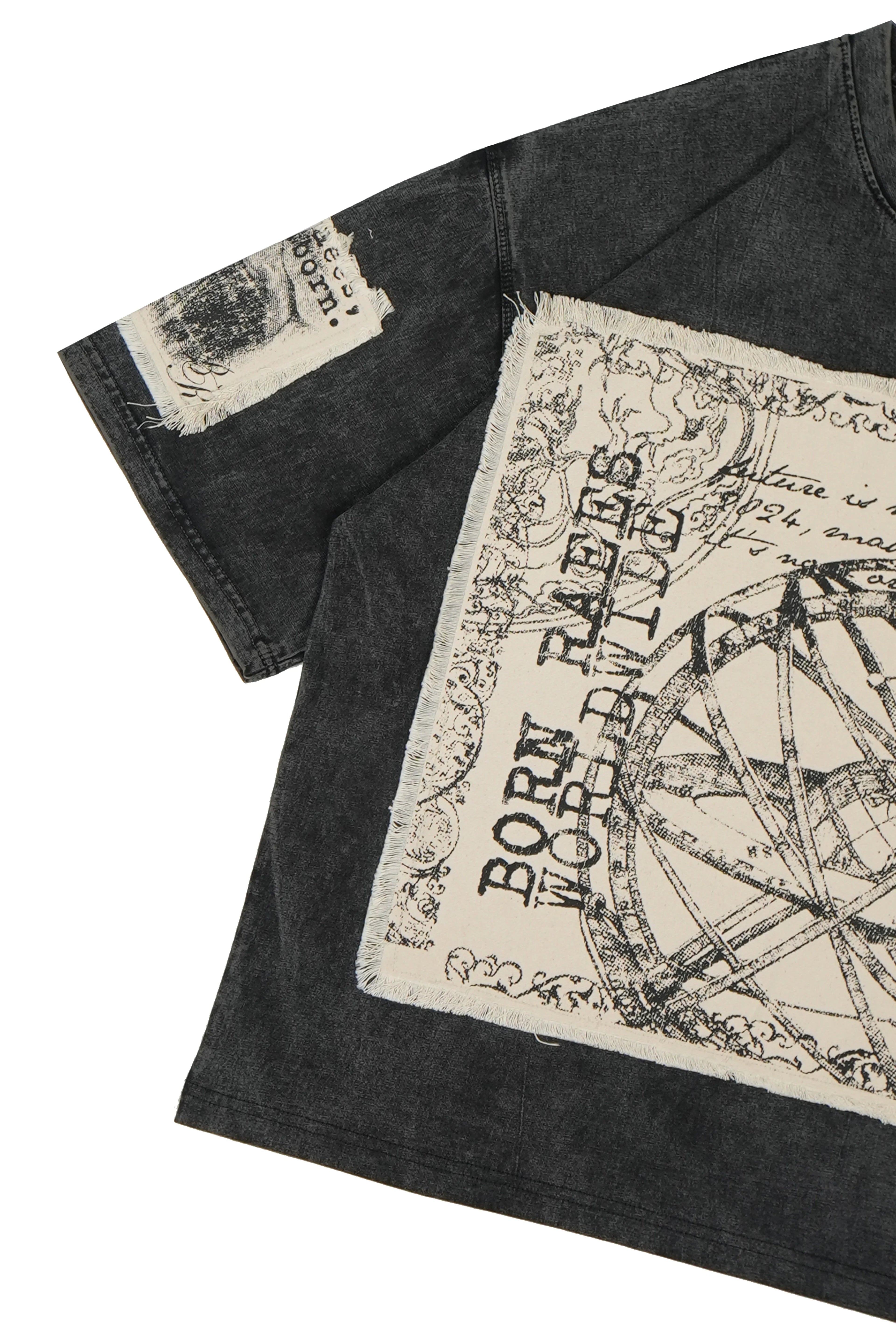Stonewash Crop Fit Tee – Premium Streetwear Essential