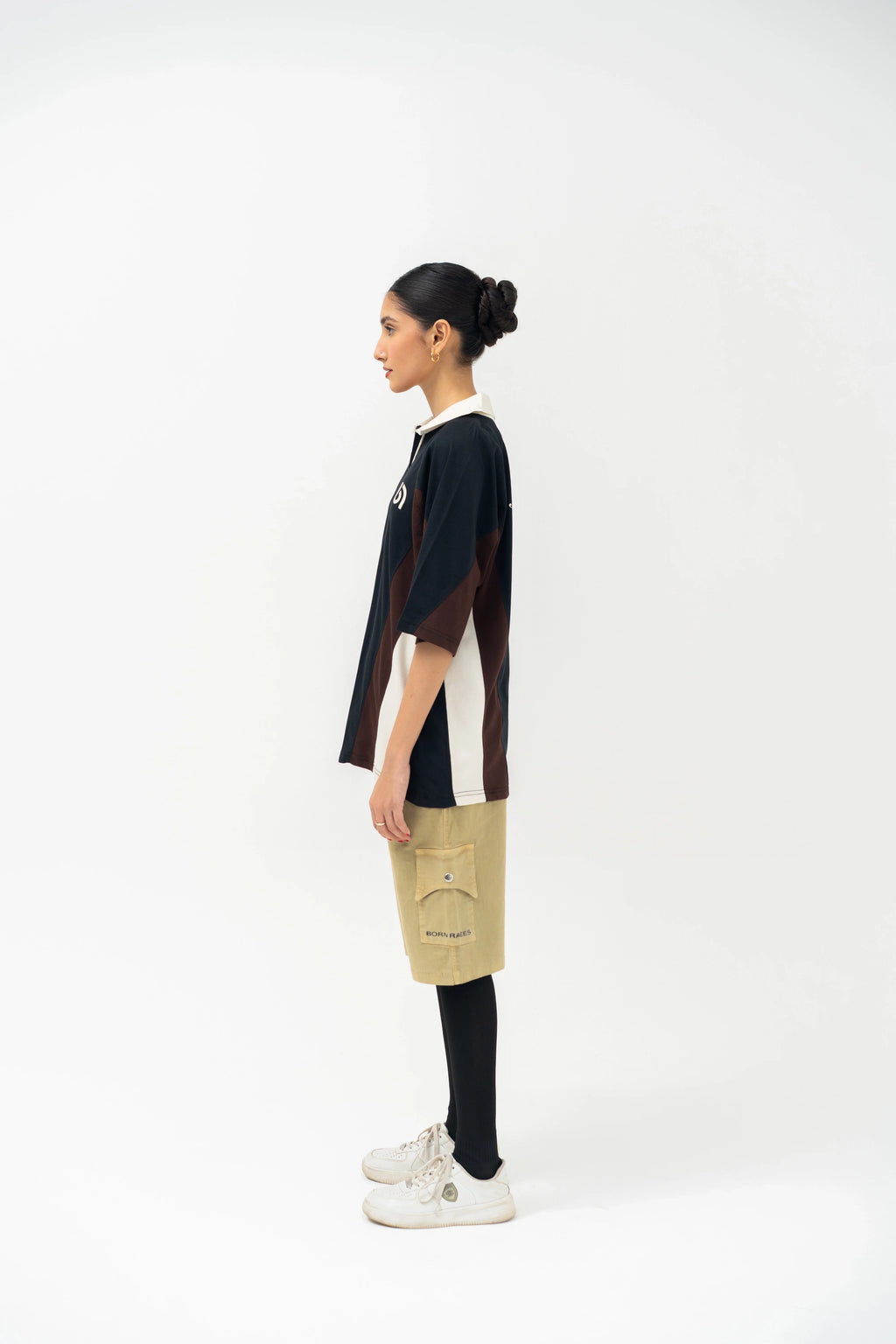 Tri-Color Cut & Sew Polo