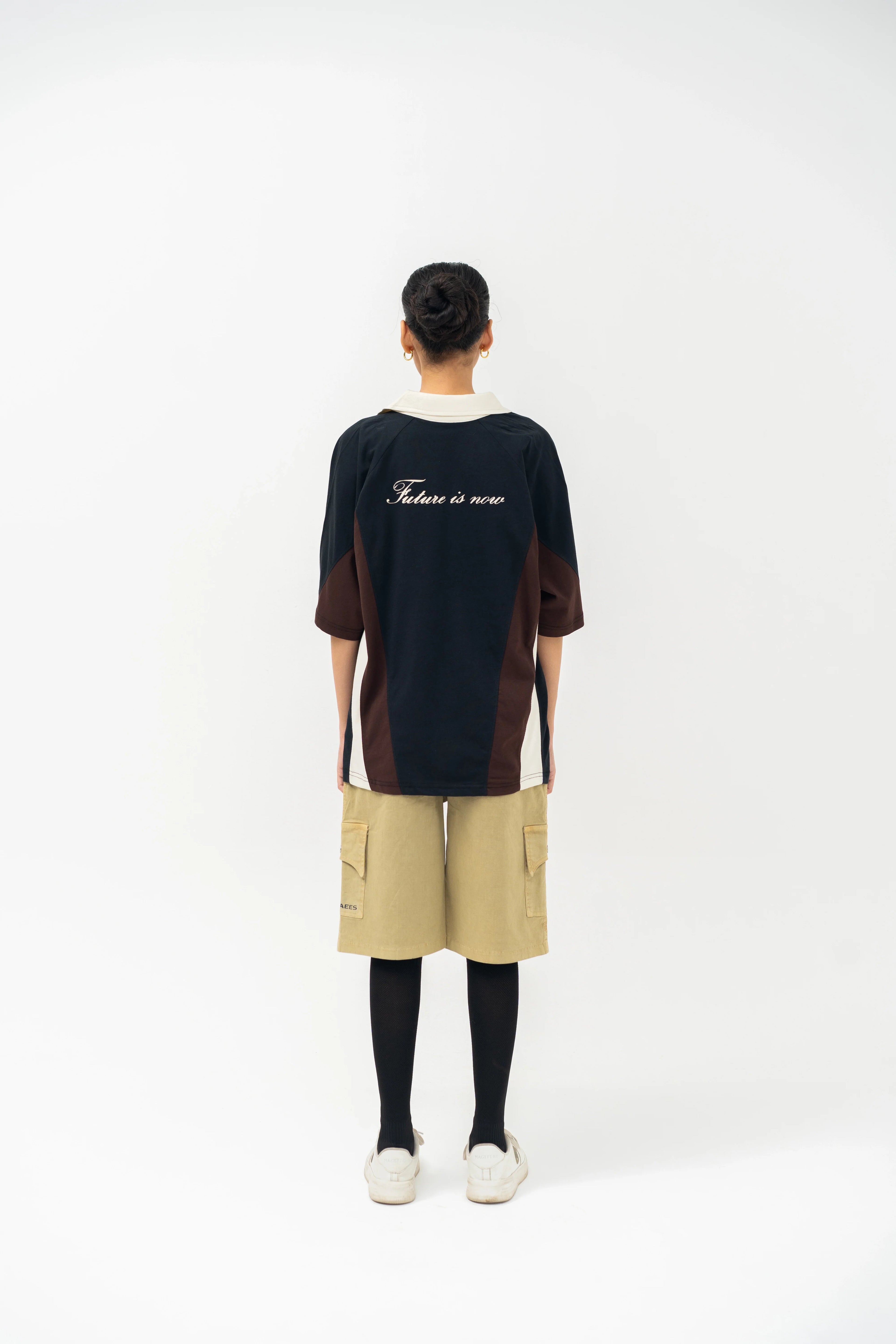 Tri-Color Cut & Sew Polo